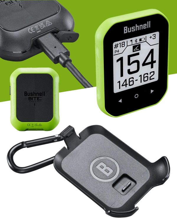 Bushnell Phantom 3 Slope GPS Golf Green with Slope Technology, Touchscreen, Magnetic Cart Mount with Wearable4U Towel Bundle - Image 4